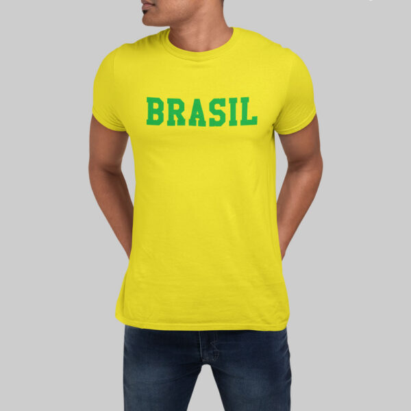 Camiseta Manga Curta Brasil